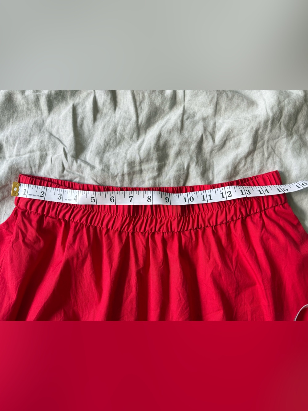 Madewell Red A-Line Maxi Skirt - Picture 5 of 8